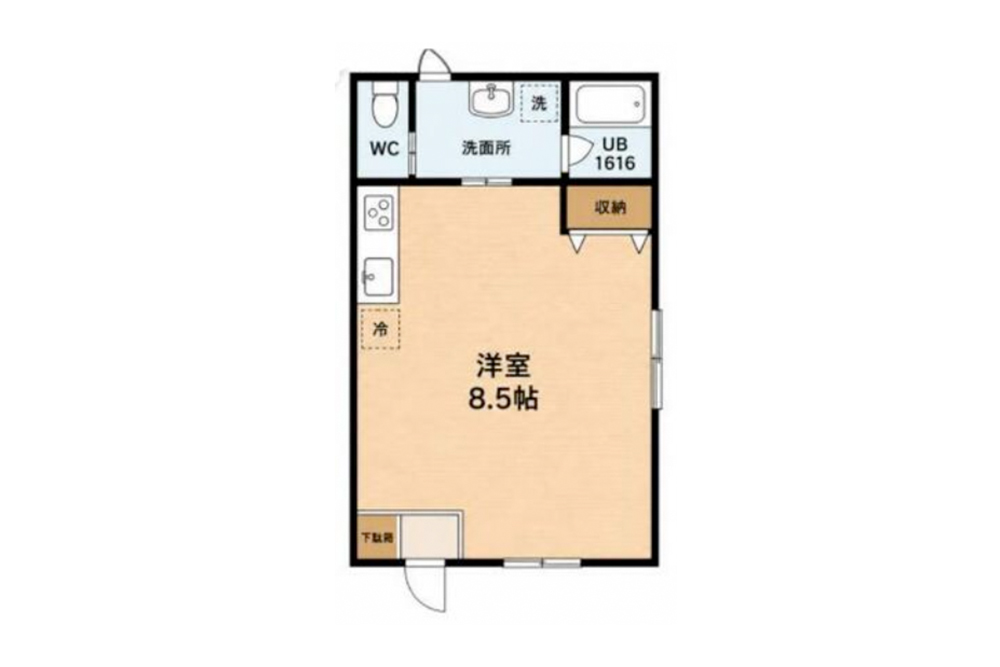 2号室の間取図