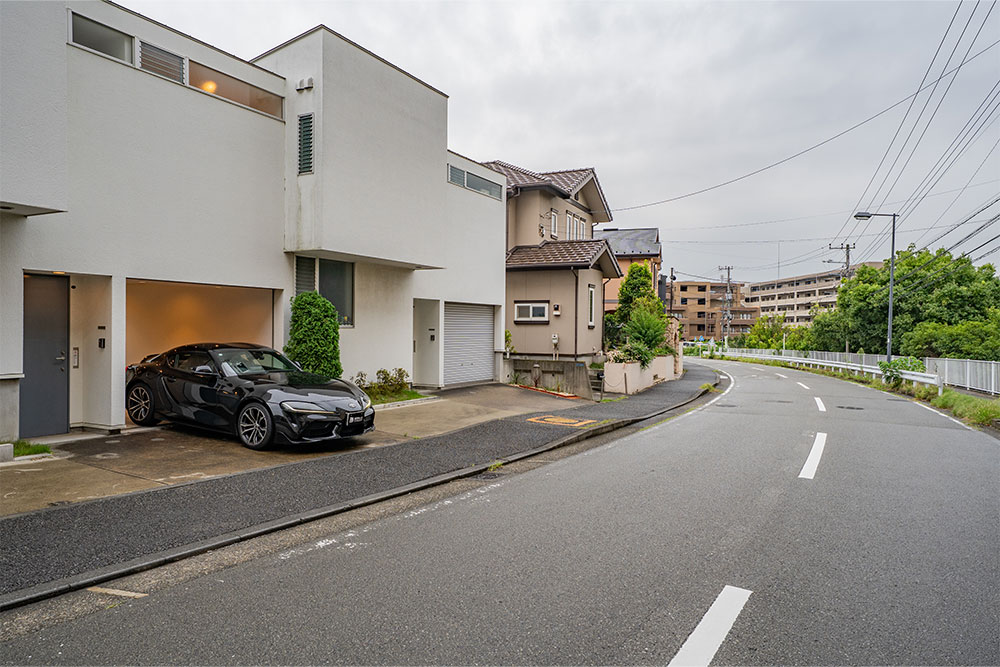 前面道路の様子