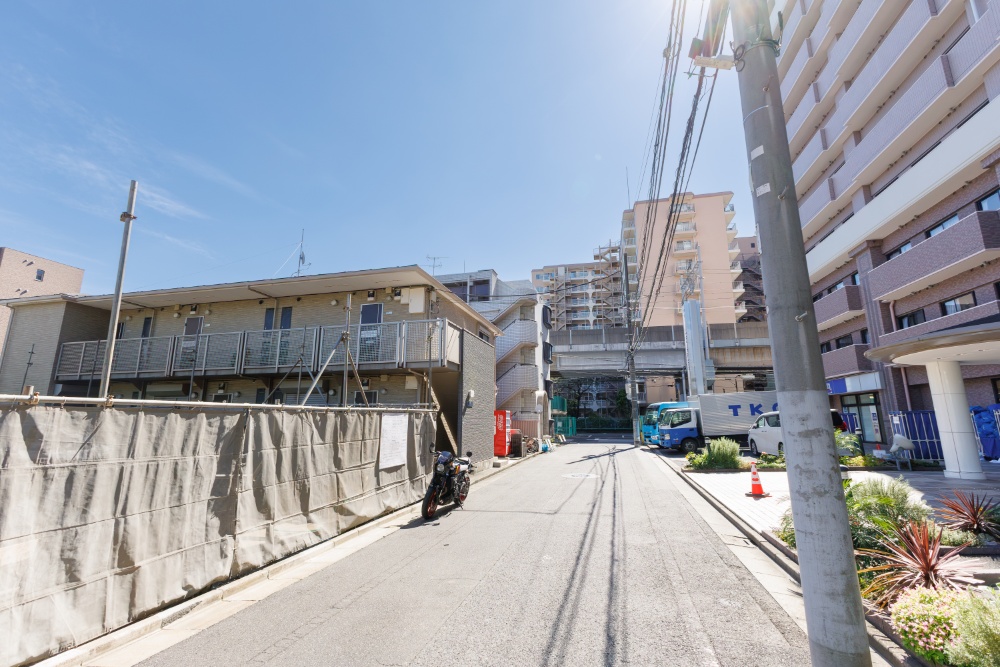 前面道路の様子