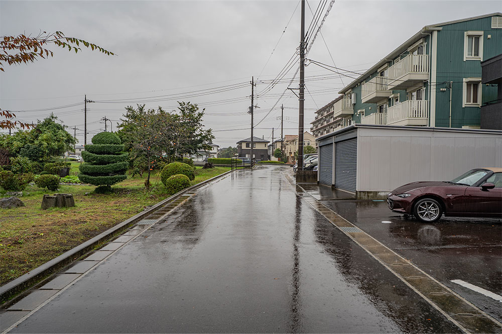 前面道路の様子