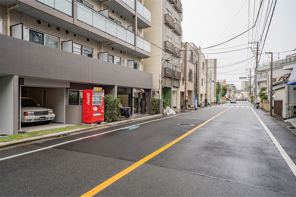 前面道路の様子