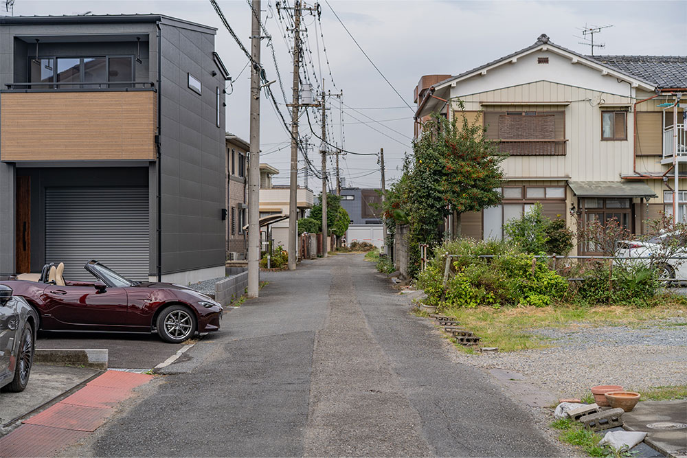 前面道路の様子