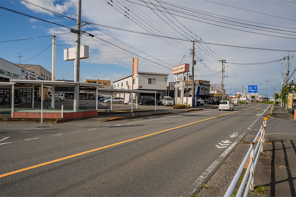 前面道路の様子