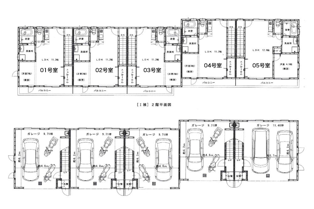 Ⅰ棟の間取図