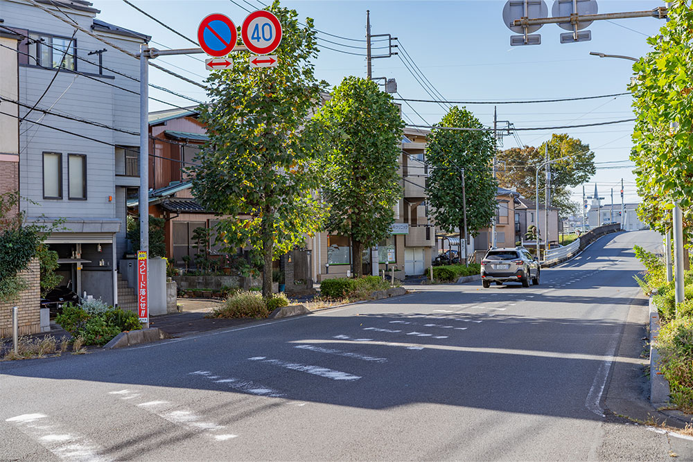 前面道路の様子