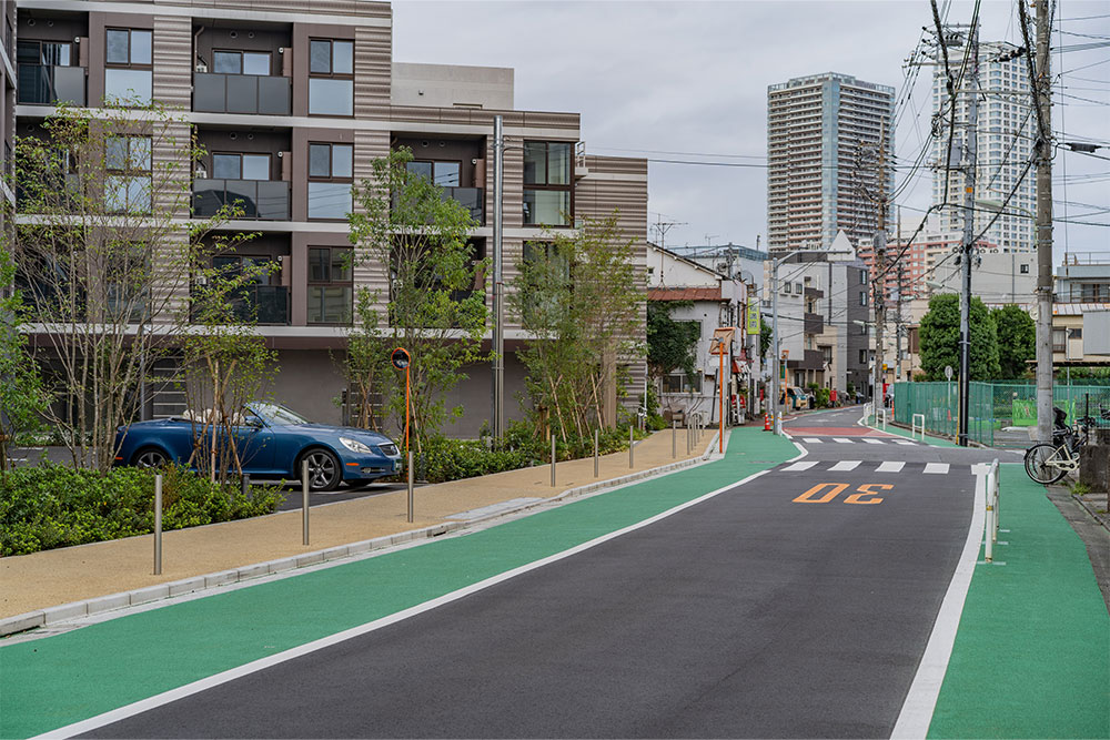 前面道路の様子