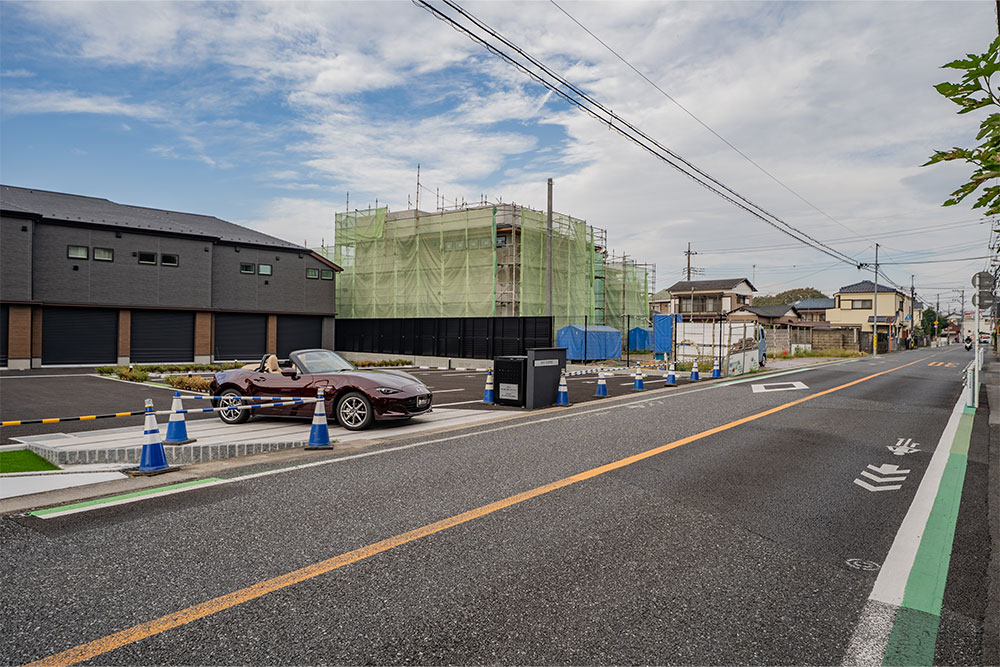 前面道路の様子